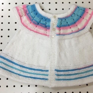 Cardigan in Cygnet Baby Colour Soft DK (CY1074)  - PDF - Print at Home