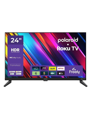 Polaroid P24RR1314U Smart 720p Roku TV 24" LED HD Ready Freeview Play - Black
