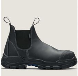 Blundstone RotoFlex 9001 Unisex Leather Elastic Sided Slip On Safety Boots - Black