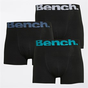 Bench Mens Sudy Three Pack Boxers Black/Multi