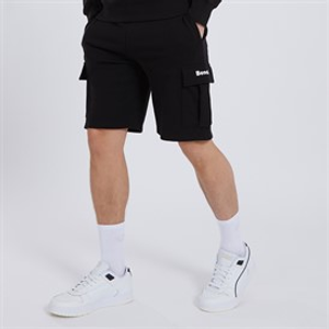 Bench Mens Tollson Fleece Shorts Black