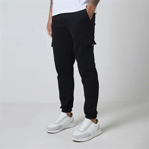 Closure London Mens Core Utility Joggers Black