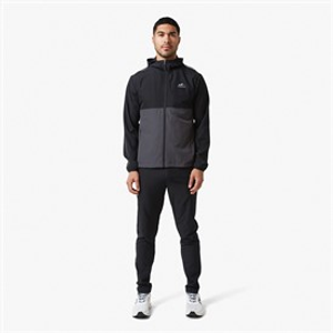 Closure London Mens Colour Block Tech Tracksuit Graphite/Mid Grey