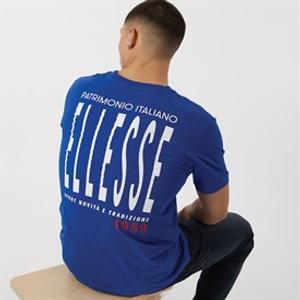 Ellesse Mens Retanna Back Logo T-Shirt Royal Blue