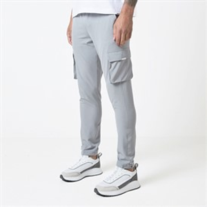 Closure London Mens Stretch Tech Cargo Pants Frost Grey