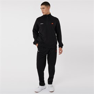 Ellesse Mens Ferrari Poly Tracksuit Black