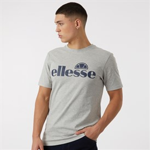 Ellesse Mens Cleffios Logo T-Shirt Grey Marl