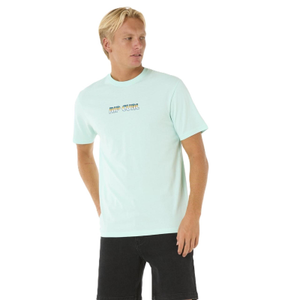 Rip Curl Mens Big Mumma Icon Short Sleeve T-Shirt - 2XL / Light Aqua - 2XL / Light Aqua