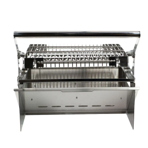 Compact Stainless Steel Charcoal Flip Grill