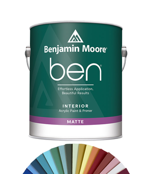 Benjamin Moore Ben Matte Interior Paint - Tinted Colour Match