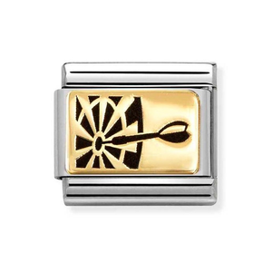 Classic Gold Darts Charm