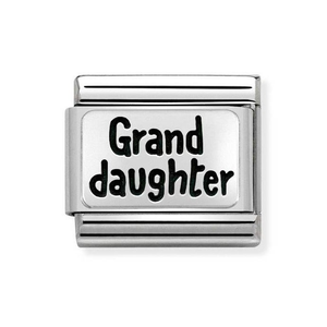 Classic Silver Granddaughter Charm
