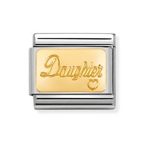 Classic Gold Daughter Charm
