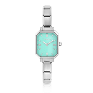 Classic Paris Rectangular Turquoise Watch