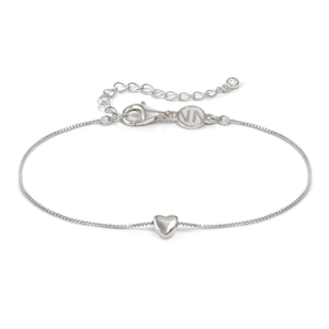 Armonica Silver Single Heart Bracelet