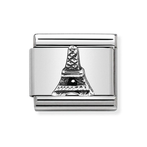 Classic Around The World Silver Eiffel Tower Charm