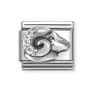 Classic Silver Aries Charm
