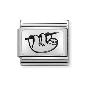 Classic Silver Sloth Charm