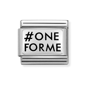 Classic Silver #Oneforme Charm