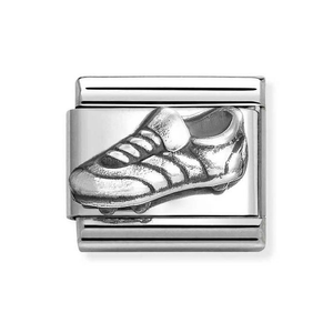 Classic Silver Football Boot Charm