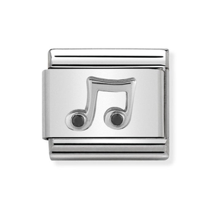 Classic Silver Music Note Charm