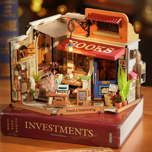 Corner Bookstore Book Nook Kit