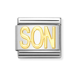 Classic Gold Son Charm