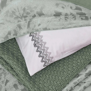 Kadir Pair of Standard Pillowcases, Sage