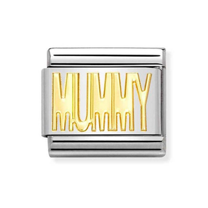 Classic Gold MUMMY Charm