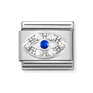 Classic Silver Blue Eye Charm