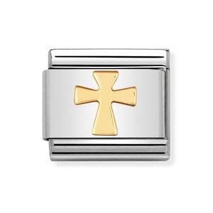 Classic Gold Cross Charm