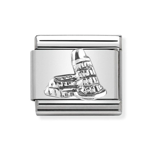 Classic Silver Tower of Pisa Charm