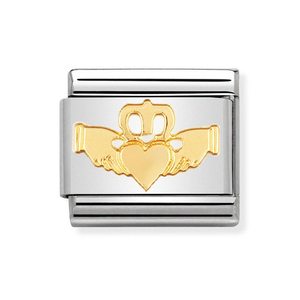 Classic Gold Claddagh Charm