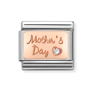 Classic Rose Gold Mother's Day Charm