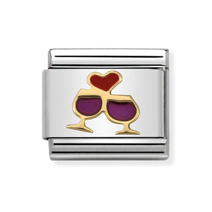 Classic Gold Celebrate Love Charm