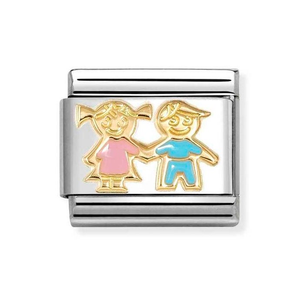 Classic Gold Girl & Boy Charm