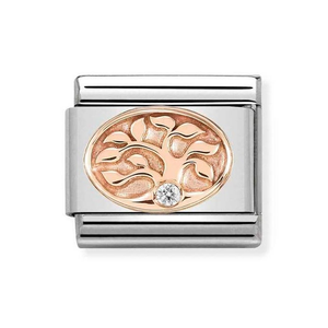 Classic Rose Gold Tree of Life Charm