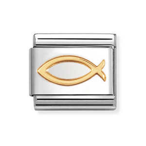 Classic Gold Ichthys Charm