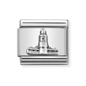 Classic Silver Souter Lighthouse Charm