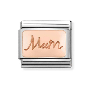 Classic Rose Gold Mum Charm