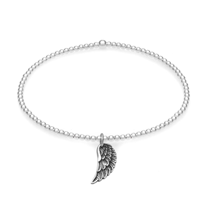 Signature Silver Angel Wing Beaded IMERAKI Bracelet
