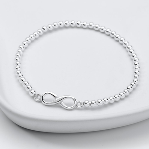 Signature Silver Infinity Symbol IMERAKI Bracelet