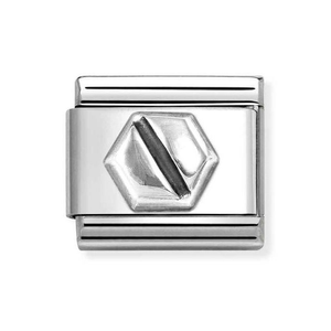 Classic Silver Hex Screw Charm