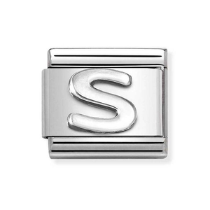 Classic Silver Letter S Charm