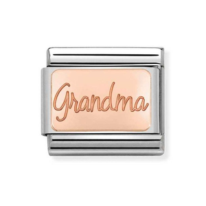 Classic Rose Gold Grandma Charm