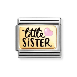 Classic Gold Little Sister Charm