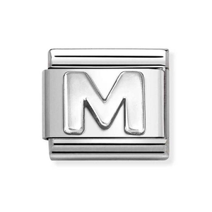 Classic Silver Letter M Charm