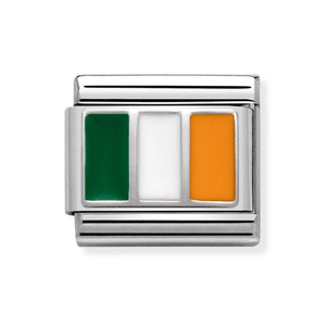 Classic Enamel Ireland Flag Charm