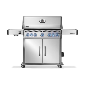 Napoleon Rogue PRO-S 625 Gas Grill with Infrared Side and Rear Burners, Stainless Steel, New 2025