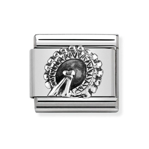 Classic Silver London Eye Charm
